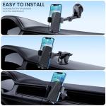 TICILFO Car Phone Holder [Military-Grade Suction] Phone Stand for Car [Super Stable] Automobile Car Mount for iPhone Universal Accessories Air Vent Dashboard Windshield Mount Fit Vehicle Accessories