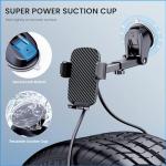 TICILFO Car Phone Holder [Military-Grade Suction] Phone Stand for Car [Super Stable] Automobile Car Mount for iPhone Universal Accessories Air Vent Dashboard Windshield Mount Fit Vehicle Accessories