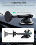 iOttie iTap 3 Magnetic Dash & Windshield Mount Car Phone Holder with Magnetic Ring Adapter. Compatible with iPhone, Samsung Galaxy, Google Pixel, Huawei, LG, and All Qi Compatible Smartphones