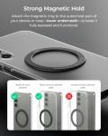 iOttie iTap 3 Magnetic Dash & Windshield Mount Car Phone Holder with Magnetic Ring Adapter. Compatible with iPhone, Samsung Galaxy, Google Pixel, Huawei, LG, and All Qi Compatible Smartphones