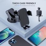 TICILFO Car Phone Holder [Military-Grade Suction] Phone Stand for Car [Super Stable] Automobile Car Mount for iPhone Universal Accessories Air Vent Dashboard Windshield Mount Fit Vehicle Accessories