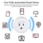 Smart Plug, WiFi Light Switch, Outlet Timer, Amazon Alexa Google Home Voice, APP and Remote Control, Smart Devices, Gadgets, Home Improvement Outlet Extender, 2.4ghz Network, Pack of (1)