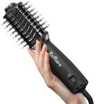 Keflare Mini Dual Voltage Hair Dryer Brush, 2-in-1 Hot Air Brush for Travel, One Step Blow Dryer & Styler for Drying, Smoothing and Volumizing Hair