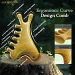 4 in 1 Gua Sha Massage Tool – Green Sandalwood Lymphatic Drainage Massager for Face & Scalp, Guasha Tool for Face, Scalp Massage Comb, Head Massager, Wood Therapy Gift Set