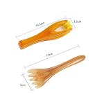 OULIGET Finger Roller Massager,Scalp Massager Gua sha Back Massager Head Scratcher,Hand Blood Circulation Massage Tools, Handheld Stress Relief Double Rubber Joint Roller Massager,2 Pieces