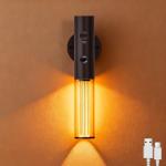 Koopala Motion Sensor LED Night Lights, Rechargeable Battery Operated Indoor Smart Motion Detector Nightlights with 3 Modes&3 Brightness, Auto Body Sensor Wall Lamps for Closet Stairway Cabinet