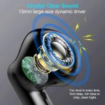 Jxrev Wireless Earbuds, Bluetooth 5.4 Headphones HI-FI Stereo, Ear Buds with 4 ENC Noise Cancelling Mic, 32H Playtime Wireless Earphones Type-C Fast Charging, IP7 Waterproof, Touch Control, Tiny Size