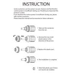 EZ SPARES 7PCS Micro Vacuum Attachment,7 Piece Universal Vacuum Cleaner Attachment, Mini Micro Kit Keyboard Crevice Cleaning Tool Brush Kit