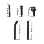 EZ SPARES 7PCS Micro Vacuum Attachment,7 Piece Universal Vacuum Cleaner Attachment, Mini Micro Kit Keyboard Crevice Cleaning Tool Brush Kit