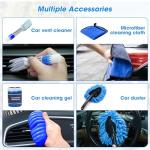 vioview 25PCS Car Cleaning Kit, Car Detailing Kit Interior with High Power Handheld Vacuum Cleaner, Windshield Cleaner, Cleaning Gel, Professional Auto Accessories for Men, Women