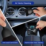 Qydipclin 35Pcs Car Detailing Kit, Car Detailing Brush Set, Car Wash Cleaning Kit, Car Detailing Brushes, Professional Car Care Kit for Interior Exterior Wheels, Blue