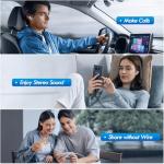 kurdene Wireless Earbuds, Bluetooth 5.3 in Ear Buds Light Weight Headphones with Deep Bass Sound,48 Hours Playtime Headset,Clear Calls Earphones with Mics for Sports Workout White