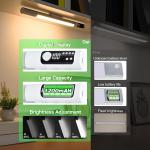 Flohsen Under Cabinet Lighting, Motion Sensor Closet Lights, Wireless USB Rechargeable Led Light Bars, Sensor Night Lights for Drawers, Wardrobe, Stair, Kitchen 1 Packs [Energy Class A]