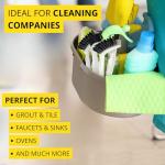 Supplymaid 6-Pack Grout Cleaner Brush Scrub Set - Stiff Bristle Scrubbing & Detail Cleaning Brushes for Household Use on Bathtub, Shower, Kitchen, Tile Floors, Sink, Grooves, Window Tracks, Drains