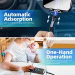 540 Rotation Magnetic Charging Cable, 3A Fast Charging 3 in 1 Magnetic USB Cable [3-Pack, 10FT] for iProduct/Micro USB/Type C Device