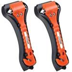 LOYMR 2 PCS Car Safety Hammer with Seat Belt Cutter and Glass Window Punch Breaker Emergency Rescue Disaster Escape Tool