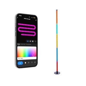 Lytup™ RGB Smart Floor Lamp, Alexa & App Controlled, 2.4GHz WiFi, Voice Control LED with Color Changing, Music Sync, Dimmable, Remote Control, Indoor Use, Adjustable Brightness, iOS/Android Compatible