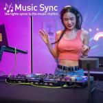 Lytup™ RGB Smart Floor Lamp, Alexa & App Controlled, 2.4GHz WiFi, Voice Control LED with Color Changing, Music Sync, Dimmable, Remote Control, Indoor Use, Adjustable Brightness, iOS/Android Compatible