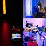 Lytup™ RGB Smart Floor Lamp, Alexa & App Controlled, 2.4GHz WiFi, Voice Control LED with Color Changing, Music Sync, Dimmable, Remote Control, Indoor Use, Adjustable Brightness, iOS/Android Compatible