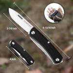 MOSSY OAK Multitool Pocket Knife, 10-in-1 Folding Pocket Knife Multitool with Stainless Steel Blade, Saw, Can Opener, Screwdrivers – EDC Tool for Camping, Hiking, Survival & Christmas Gifts