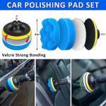 AUTODECO 27Pcs Car Detailing Brush Set, Car Detailing Kit, Auto Detailing Drill Brush Set, Car Detailing Brushes, Car Wash Cleaning Tools Kit for Interior, Exterior, Wheels, Blue