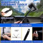 AUTODECO 27Pcs Car Detailing Brush Set, Car Detailing Kit, Auto Detailing Drill Brush Set, Car Detailing Brushes, Car Wash Cleaning Tools Kit for Interior, Exterior, Wheels, Blue