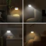 ZISUYU Motion Sensor Light Indoor Led Night Light Stick on Nightlight Battery Operated Lights for Hallway Stair Bathroom Closet Bedroom (Patent Applied)