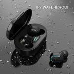 Wireless Earbuds, Bluetooth 5.3 Headphones HiFi Deep Bass with Mic ,120H Playtime LED Display ,IPX7 Waterproof Button Control True Wireless Earphones,One-Step Pairing,In-Ear Noise Reduction Headset