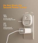 Lyridz Plug in Night Light with Motion Sensor and Dusk to Dawn Sensor, Dimmable Warm Nightlight with 1-50lm Adjustable Brightness Indoor for Bedroom, Bathroom, Stairs, Hallway, 4 Pack