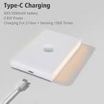 LumBelle Motion Sensor Night Light, Rechargeable Battery Night Light, 2700K-6500K Magnetic/Stick-on Closet Lights, Dimmable Stair Lights for Bedroom Kitchen Hallway Stairs (2 Pack)