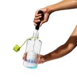 OXO Good Grips Bottle Brush, Dual-Bristle Cleaning for Bottles, Pitchers and Carafes, Flexible Neck Scrub Brush, Safe for Stemware and Delicate Glassware, Dishwasher Safe