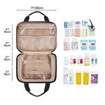 Leudes Travel Pill Bottle Organizer,Medicine Organizer and Storage,Home Medication Bag, Cases,Carrier for Pills,Vitamin,Fish Oil,Supplements for Women and Men (Medium, Black)