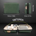 SIMTOP Electronics Organizer Travel Cable Pouch, Small Tech Bag for Cords, Chargers, Power Bank, Earbuds – Portable Cable Pouch for Office, Business Trip, Commute – Water & Scratch-Resistant