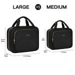 Leudes Travel Pill Bottle Organizer,Medicine Organizer and Storage,Home Medication Bag, Cases,Carrier for Pills,Vitamin,Fish Oil,Supplements for Women and Men (Medium, Black)