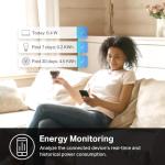 Kasa Smart Plug Mini with Energy Monitoring, Smart Home Wi-Fi Outlet Works with Alexa, Google Home & IFTTT, Wi-Fi Simple Setup, No Hub Required (KP115), White
