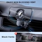 PGU for Magsafe Car Mount [Strongest Magnets] Magnetic Phone Holder for Car [Hands Free] Air Vent Car Cell Phone Holder Mount Car Accessories for iPhone 14 13 12 Pro Max Plus Mini MagSafe Case