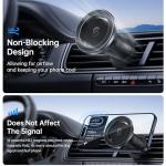 SYNCWIRE for MagSafe Car Mount, Flexible Rotation Magnetic Phone Holder for Car Vent, Hands Free Car Air Vent Phone Holder Clip Universal Compatible with iPhone 17 Pro Max 16 15 14 13 12 MagSafe Case