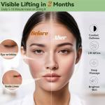 Gua Sha Tool for Face & Body, Christmas Gifts for Women Mon, 4 in 1 Sandalwood Guasha, Lymphatic Drainage,Jaw Lifting & Nose Sculpting, Head Massage Comb for Stress Relief,Home Office Self Care