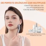 InfiniteRelax Metal Facial Roller Massager, 3D Cooling Face Massage Tool for Reduce Puffiness, Remove Eye Wrinkles, Face Lifting, Increase Firmness, Anti-Aging, Skin Tightening