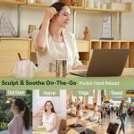 Gua Sha Tool for Face & Body, Christmas Gifts for Women Mon, 4 in 1 Sandalwood Guasha, Lymphatic Drainage,Jaw Lifting & Nose Sculpting, Head Massage Comb for Stress Relief,Home Office Self Care