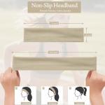 Real Perfection Gua Sha Facial Tools Face Roller for Wrinkles Jade Roller and Gua Sha Set, Scrubber Pore Brush Headband Skin Care Tools for Travel Skincare Routine Massaging Reducing Puffiness - White