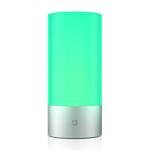 Mi Bedside Lamp, Touch & Wi-Fi Control Table Lamp, Dimmable RGB Color Changing (US Version with Warranty)