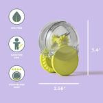 Chef’n GarlicZoom Garlic Chopper, Handheld Garlic Mincer with Rolling Action, Easy to Use and Clean, Compact Size for Quick Prep, Dishwasher Safe