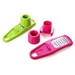 Ximimark 3 Pcs Mini Ginger Garlic Grinding Planer Slicer Multi Functional Cutter Tool