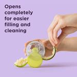 Chef’n GarlicZoom Garlic Chopper, Handheld Garlic Mincer with Rolling Action, Easy to Use and Clean, Compact Size for Quick Prep, Dishwasher Safe