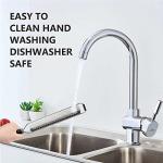 ALLTOP Lemon Zester, Hand-held Stainless Steel Food Grater,Pro Kitchen Tool for Cheese Parmesan Vegetable Ginger Garlic Nutmeg Citrus Lime Orange Chocolate Fruit - Fine Shredder