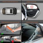 Emergency Tool LUXON 8-in-1 Car Safety Tool:Window Breaker,Seat Belt Cutter,LED Flashlight Rescue Tool USB Charger,SOS Light, Hand Cranking Charge, Magnetic for Vehicle Escape/Field Survival,Hiking