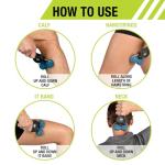 Pro-Tec Athletics RM Extreme Mini Roller, Portable Roller, Deep Tissue Massage, Muscle Relief, Hamstring, Quadriceps, Calf, Multi-Directional, Enhance Performance, Easy to Use