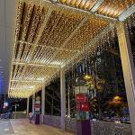 JIAMEIYI LED Icicle Lights, Curtain Fairy Hanging Lights String 8 Modes 13FT 96 LEDs Christmas Extendable Plug in Lights for Party Ceiling Balcony Patio Outdoor Indoor Decoration (Warm White, 4)