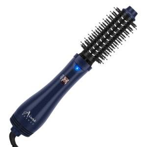 Hair Dryer Brush, Aima Beauty 4-in-1 Upgrade Hot Air Straightener Curler Function for Women, Hair Styling Tools, Prussian Blue-Round